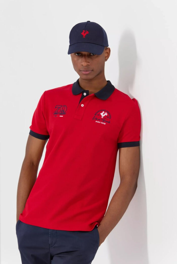 Men's short sleeve polo shirt